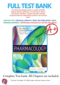 Test Bank For Pharmacology A Patient Centered Nursing Process Approach, 11th Edition By Linda E. McCuistion; Jennifer J. Yeager; Mary Beth Winton; Kathleen DiMaggio 9780323793155 Chapter 1-58 Complete Guide ,
