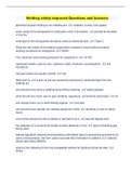 Welding safety improved Questions and Answers