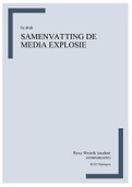 Samenvatting De media-explosie 6e druk, ISBN: 9789024443437  Media Onderzoek
