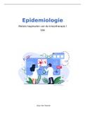 Samenvatting Epidemiologie MBK I 