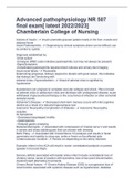 Exam &lpar;elaborations&rpar; NR 507&vert;NR507 Advanced Pathophysiology 