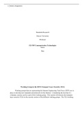 CIS 505 Week 2 Assignment 1, Standards Research Paper 3