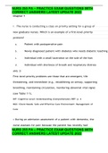 NURS 255 PA &ndash; PRACTICE EXAM QUESTIONS WITH CORRECT ANSWERS LATEST UPDATE 2022 