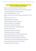 State board practice- Esthetician Test Questions and Correct Answers &lpar;Complete Solution&rpar; Graded A&plus;