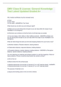 DMV Class B License&colon; General Knowledge Test Latest Updated Graded A&plus;