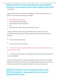 NURS 215 NCLEX review Comprehensive exam-EVOLVE Graded A&plus; Guaranteed success latest Updated 2022-2023