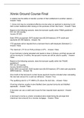 Xinnix Ground Course Final Q&A 2022