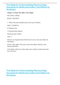 Test Bank for Understanding Pharmacology Essentials for Medication Safety 2nd Edition by Workman