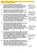 RNSG 1361 HESI exit RN Exam Questions and Answers Graded A&plus; Guaranteed Success Latest Update 2022&sol;2023