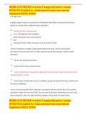 NURS 215 NCLEX review Comprehensive exam-EVOLVE Graded A&plus; Guaranteed success latest Updated 2022-2023
