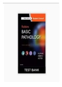 Test Bank For Robbins Basic Pathology 10th Edition By Kymar Abbas