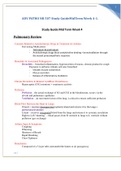 ADV PATHO NR 507 Study Guide MidTerm Week 4-1 Complete exam pack