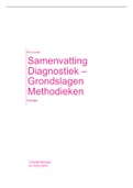 Samenvatting Methodieken - Diagnostiek - Grondslagen (P0W96A)