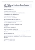 ATI PN Comp Predictor Exam Review 2022&sol;2023 