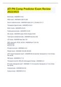 ATI PN Comp Predictor Exam Review 2022&sol;2023 