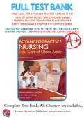 Test Bank For Advanced Practice Nursing in the Care of Older Adults 2nd Edition By Laurie Kennedy-Malone&semi; Lori Martin-Plank&semi; Evelyn G&period; Duffy 9780803666610 Chapter 1-19 Complete Guide &period;