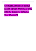 Graduate Admissions Essays Fourth Edition Write Your Way into the Graduate School of Your Choice PD.pdf