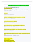 TNCC 8th edition exam with complete solution