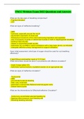 TNCC Written Exam 2022 Questions and Answers&comma; Graded A&plus;