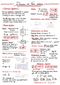 Handwritten lecture notes for Dynamics and Fluid Mechanics 