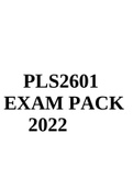 PLS2601 EXAM PACK  2022 | Best Exam pack for revision 