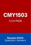 Cmy1503 mcq exampack 2022 | Questions and answers | verified 