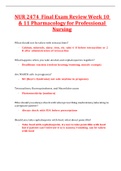 NUR 2474 BUNDLE &lpar;Latest 2023 &sol; 2024&rpar; &vert; Module &lpar;2-4&rpar; and Exam &lpar;1-2&rpar; and Final Exam &lpar;1-2&rpar; &vert; Pharmacology for Professional Nursing - Rasmussen