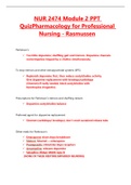 NUR 2474 Module 2 PPT Quiz  Pharmacology for Professional Nursing - Rasmussen &lpar;Updated 2023&rpar; All Q&As