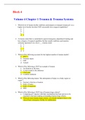 PAR 100 Volume 4 Chapter 1 to 10 - Trauma & Trauma Systems -San Diego Miramar College