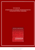 Test Bank For Introduction to Leadership Concepts and Practice 5th Edition ByPeter G. Northouse complete Tb