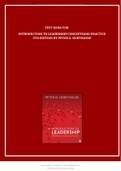 Test Bank For Introduction to Leadership Concepts and Practice 5th Edition ByPeter G&period; Northouse ch 1-14