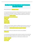 Scribe U Final Questions and Answers  Already Passed