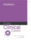  TEST BANK FOR Core Clinical Cases In Paediatrics