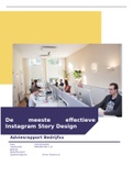 Scriptie AD: De meeste effectieve Instagram Story Design