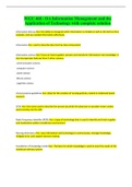 WGU 468 - OA Information Management and the Application of Technology with complete solution