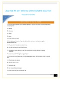 2022 HESI RN EXIT EXAM V2 WITH COMPLETE SOLUTION