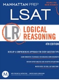 Manhattan Logical Reasoning LSAT Recent Strategy Guide