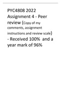 PYC4808 2022 Assignment 4 - Peer review