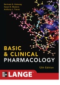 Basic & Clinical Pharmacology 12th Edition