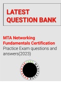 MTA Networking Fundamentals Certification Practice Exam questions and answers (2023)