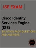 Cisco Identity Services Engine (ISE)| QA| Solution pack 2023 