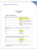NURSING 2058 NUTRITION EXAM 1&2 DOWNLOAD FOR AN A