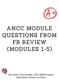 ANCC Module Questions from FB Review &lpar;Modules 1-5&rpar;