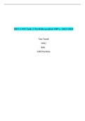 BSN C493 Task 2 Portfolio-graded 100% -2023-2024