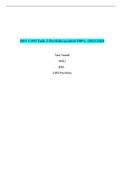 BSN C493 Task 2 Portfolio-graded 100&percnt; -2023-2024