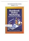 Samenvatting Basisboek Online Marketing 4e druk Hoofdstuk 1, 2, 3 & 4 