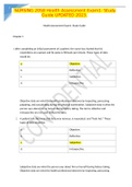 NURSING 2058 Health Assessment Exam1&colon; Study Guide UPDATED 2023&period;