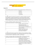 NURSING 2058 Health Assessment Exam 2&colon; Study Guide GRADED A&plus;