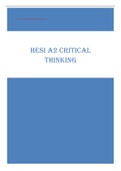 HESI A2 Critical Thinking-CHRISJAY FILES &lpar;1&rpar;