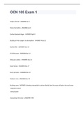 OCN 105 Exam 2022&sol;2023 with 100&percnt; correct answers
